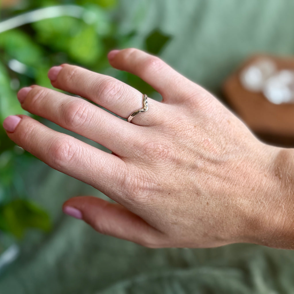 Molten Contour Ring